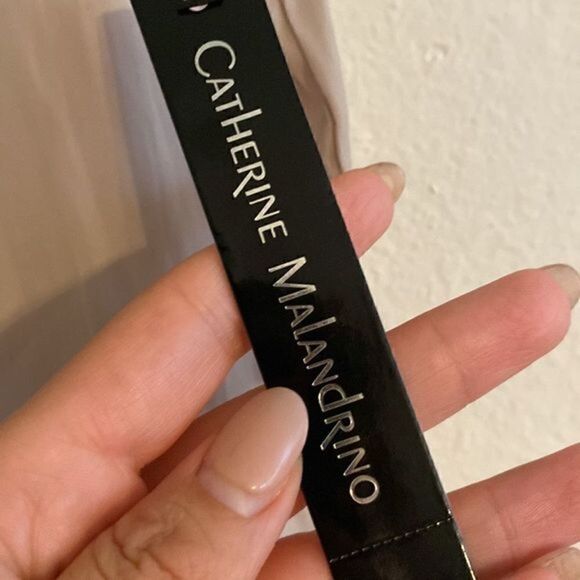 NWT Catherine Malandrino Smocked Mock Neck Sleeveless Malt Taupe Creme Top - Picture 5 of 8